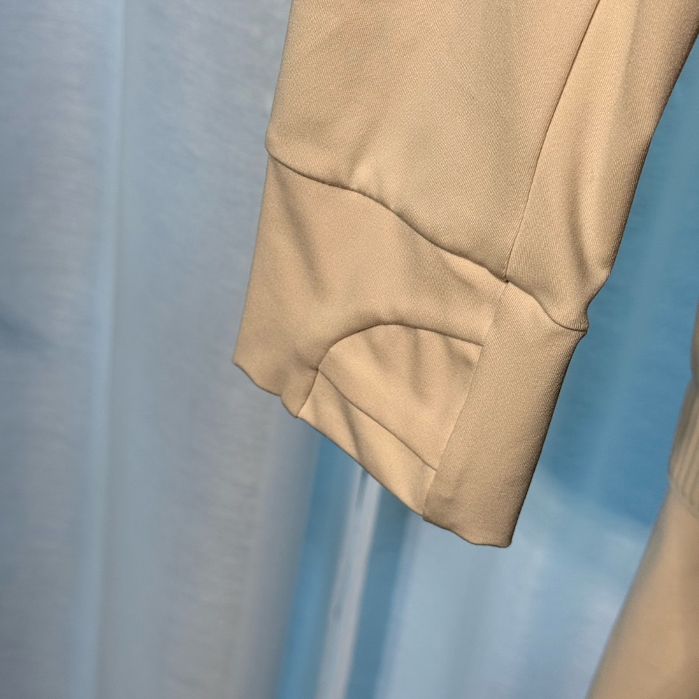 Fabletics Light Tan Trinity Performance Jacket Fu… - image 7